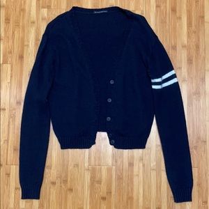 Brandy Melville Navy Blue Billie Sweater